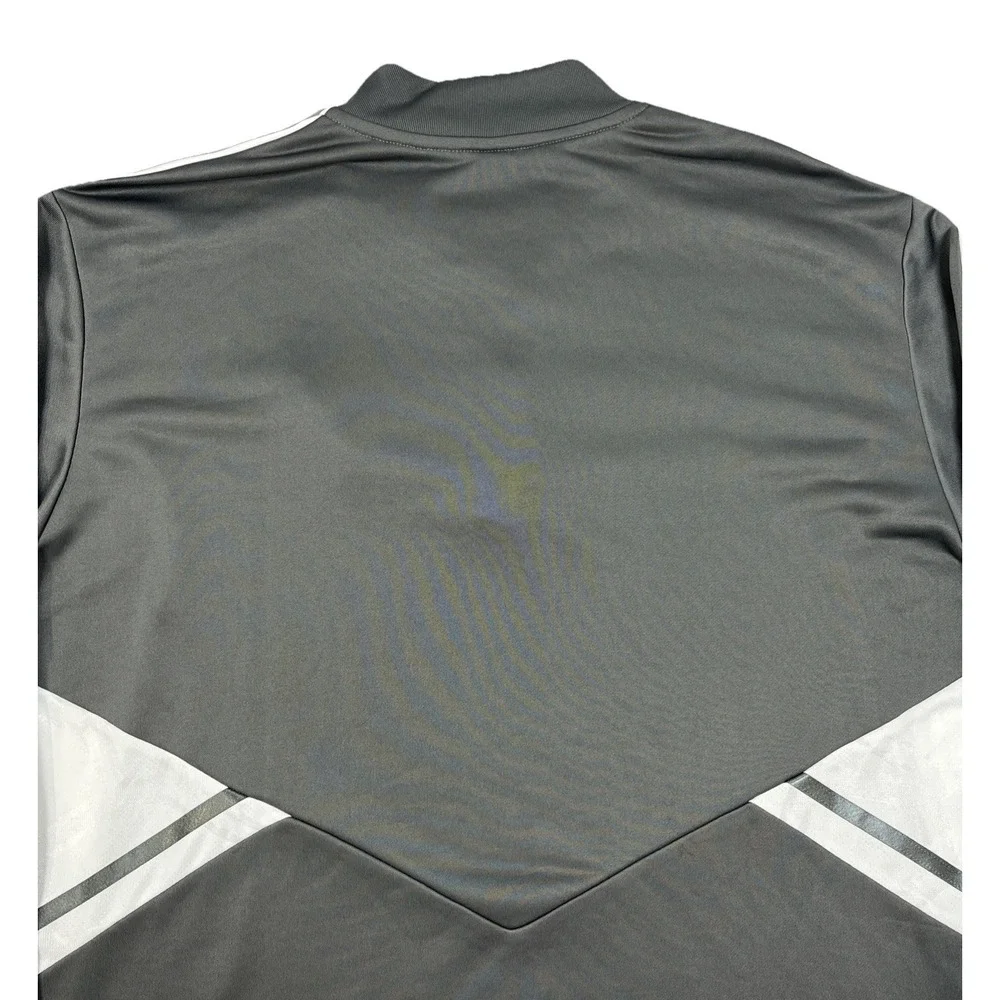 Sting Adidas Mens 1/4 Zip Condivo 22 Soccer Training Track Pullover Gray XL